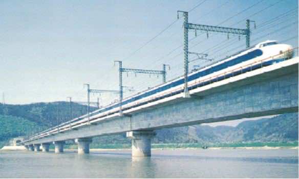 1971年山陽新幹線吉井川橋梁