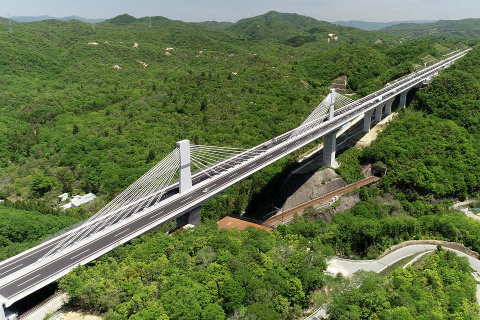 新名神高速道路 生野大橋